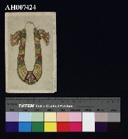 藏品(原住民工藝明信片：女子琉璃珠胸飾)的圖片